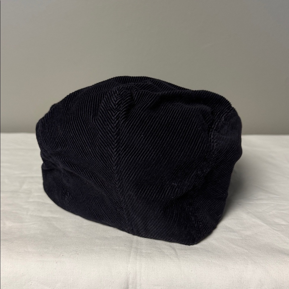 Lands’ End Navy Corduroy Flat Cap Hat Size Large - Picture 3 of 7